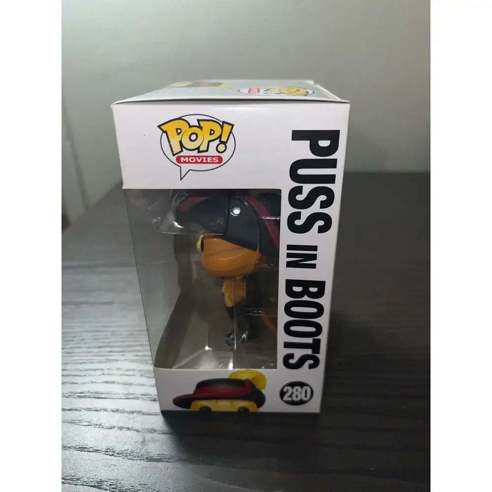 VAULTED Puss in Boots Shrek Funko Pop #280 Movies Animation Cats Dreamworks Film